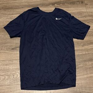 Nike Men's Dark Blue Short Sleeve Tee